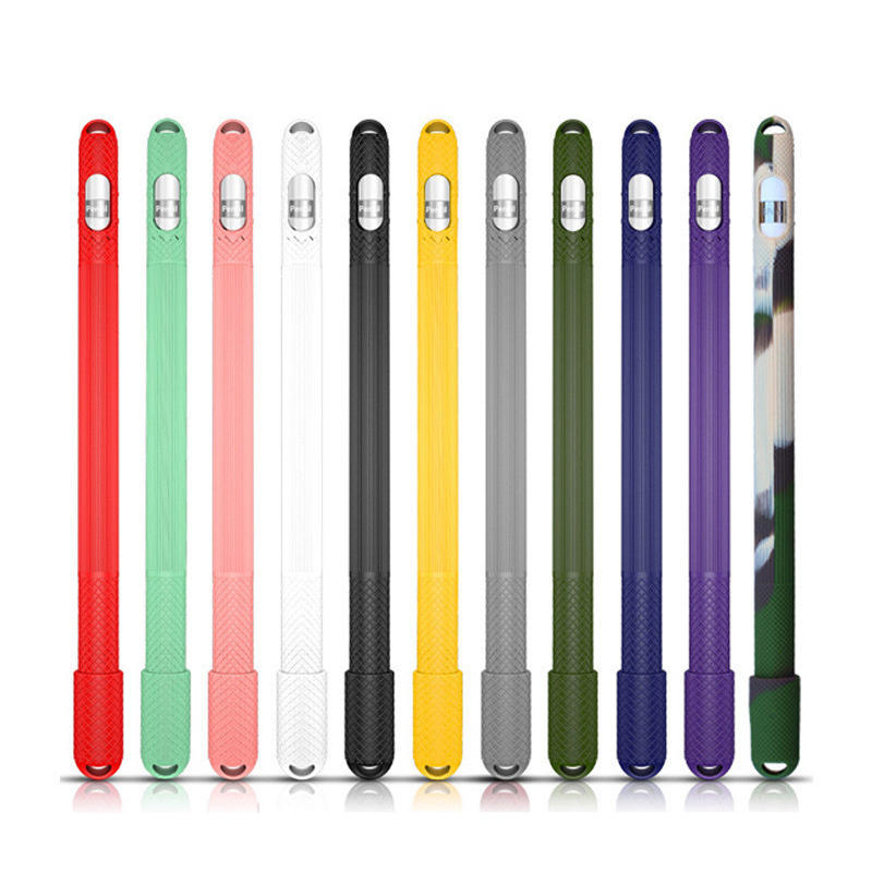 Silicone Sleeve Cap Tip Cover Holder Tablet Touch Stylus Pen Pouch Sleeve For Apple Pencil 1 Generation Case For iPad Pe