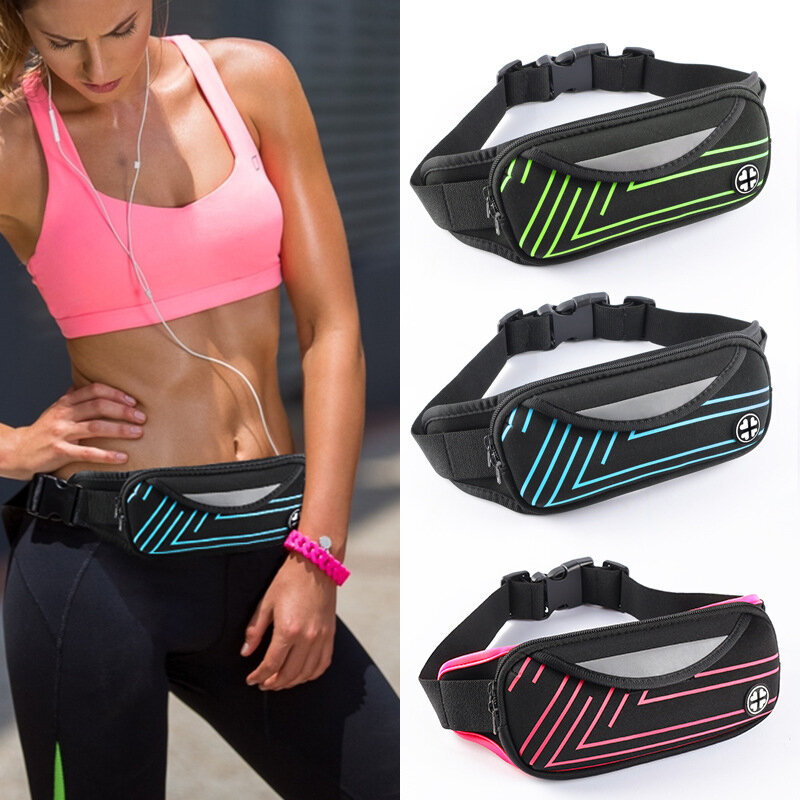 

6 Inch Outdoot Sports Waist Bag With Phone Bag For Running Jogging Hiking Climbing