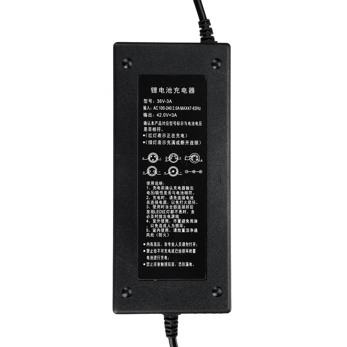 42V 3A Quick Power Battery Charger For Xiaomi M365//M187//Pro Electric Scooter