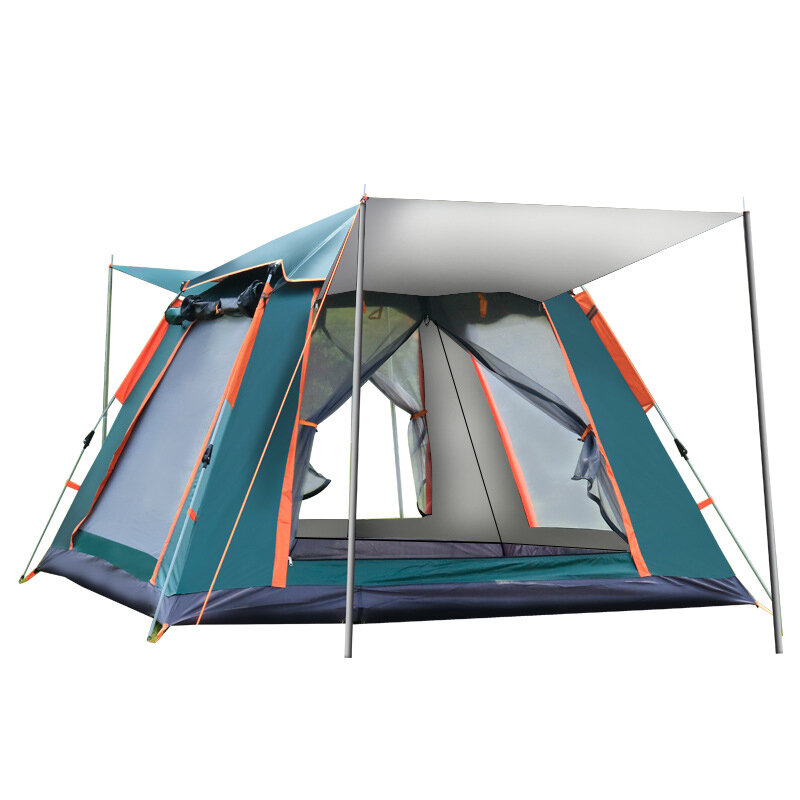 Outdoor Automatic Tent 4 Person Family Tent Picnic Traveling Camping Tent Outdoor Rainproof Windproo