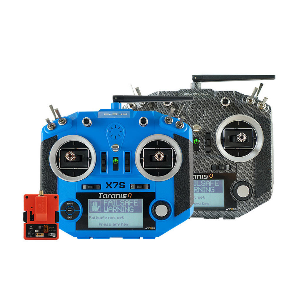 FrSky Taranis Q X7S ACCESS 2.4GHz 24CH Mode2 Transmitter M7 Hall-sensor Gimbals and PARA Wireless Trainer Function with
