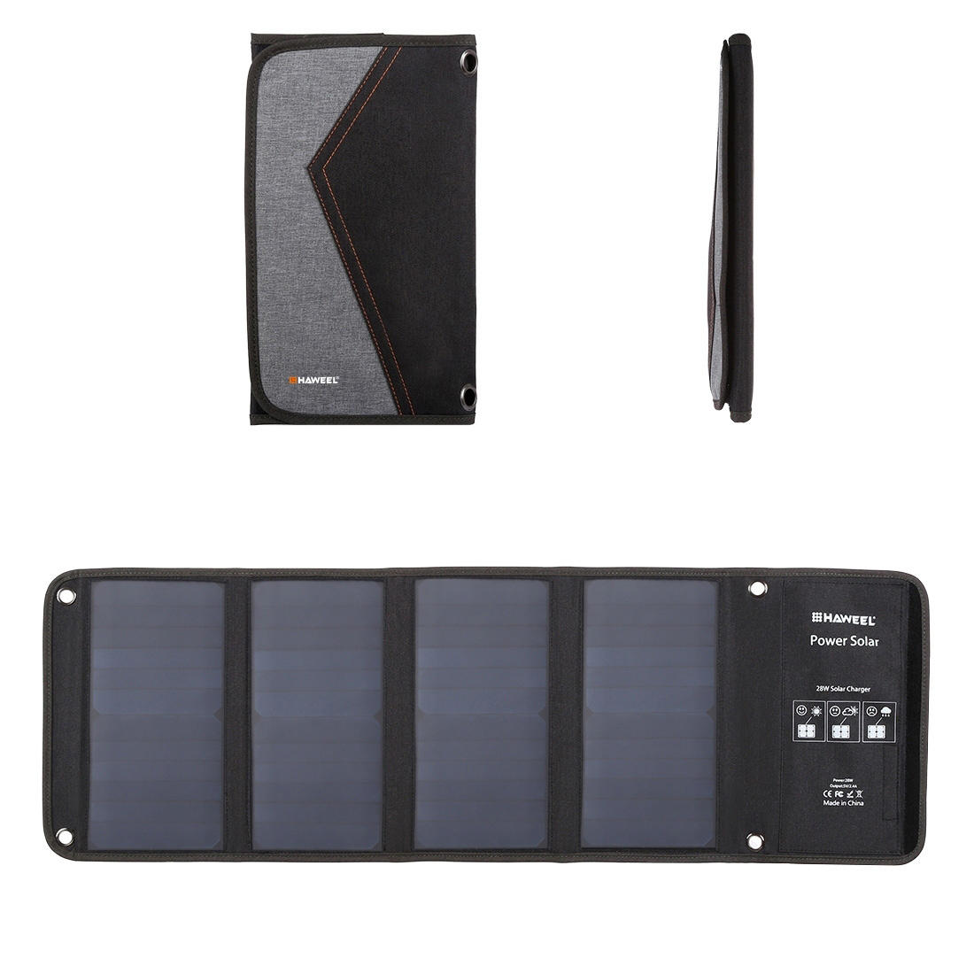 

HAWEEL 28W High Power Портативный Солнечная Складной Сумка Зарядное устройство с двойным USB