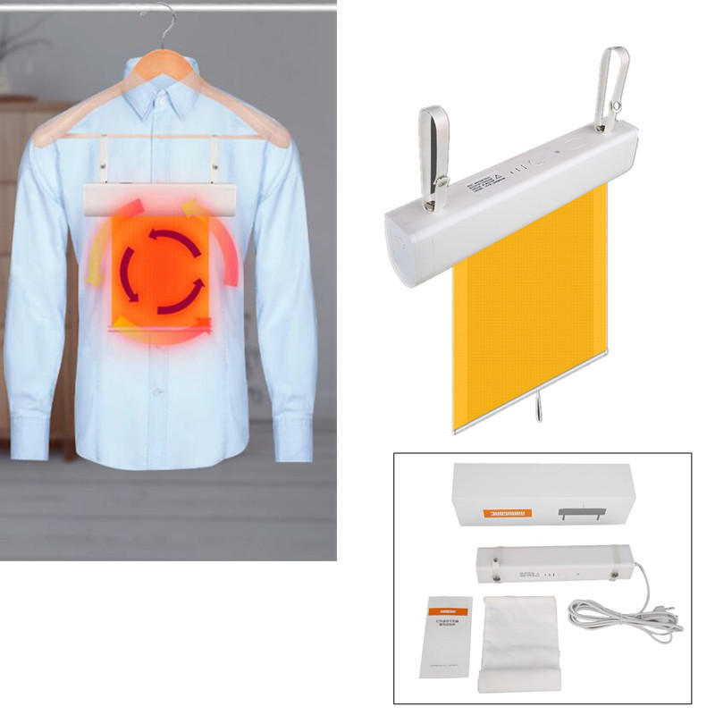 IPREEポータブルヒータークロスドライヤー120W 220V 3Modes Quiet Quick Clothes Chargeing Drying Hanger Travelling Creative Cloth Dryer Machine