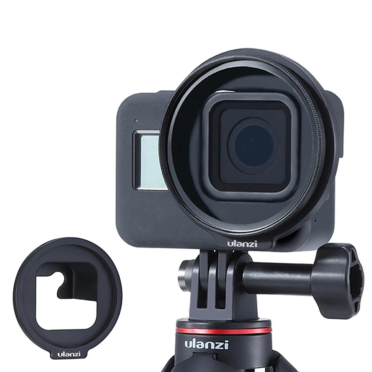 Gopro Hero 8コンバータースポーツアクションカメラ用Ulanzi G8-6 52MMレンズフィルターアダプターリング