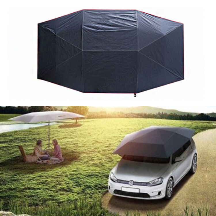 400x210 سنتيمتر على السطح خيمة مطوية UV أكسفورد القماش مظلة السيارة ضد للماء سيارة خيمة ظلة مرآب متحرك مظلة لخيمة التخيي