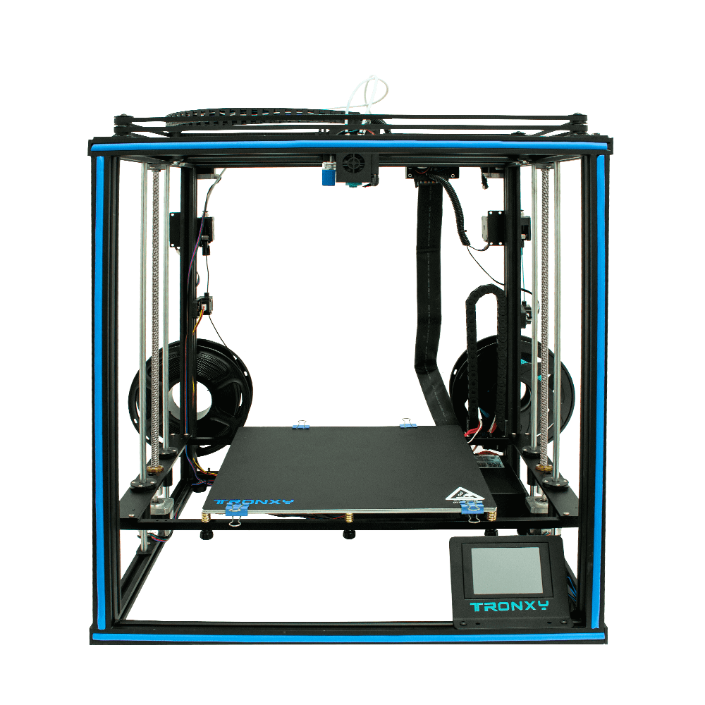 TRONXY? X5SA-2E Dual Colors 3D-printerkit CoreXY met Dual Titan Extruder Dubbele Z-as 330 * 330 * 40