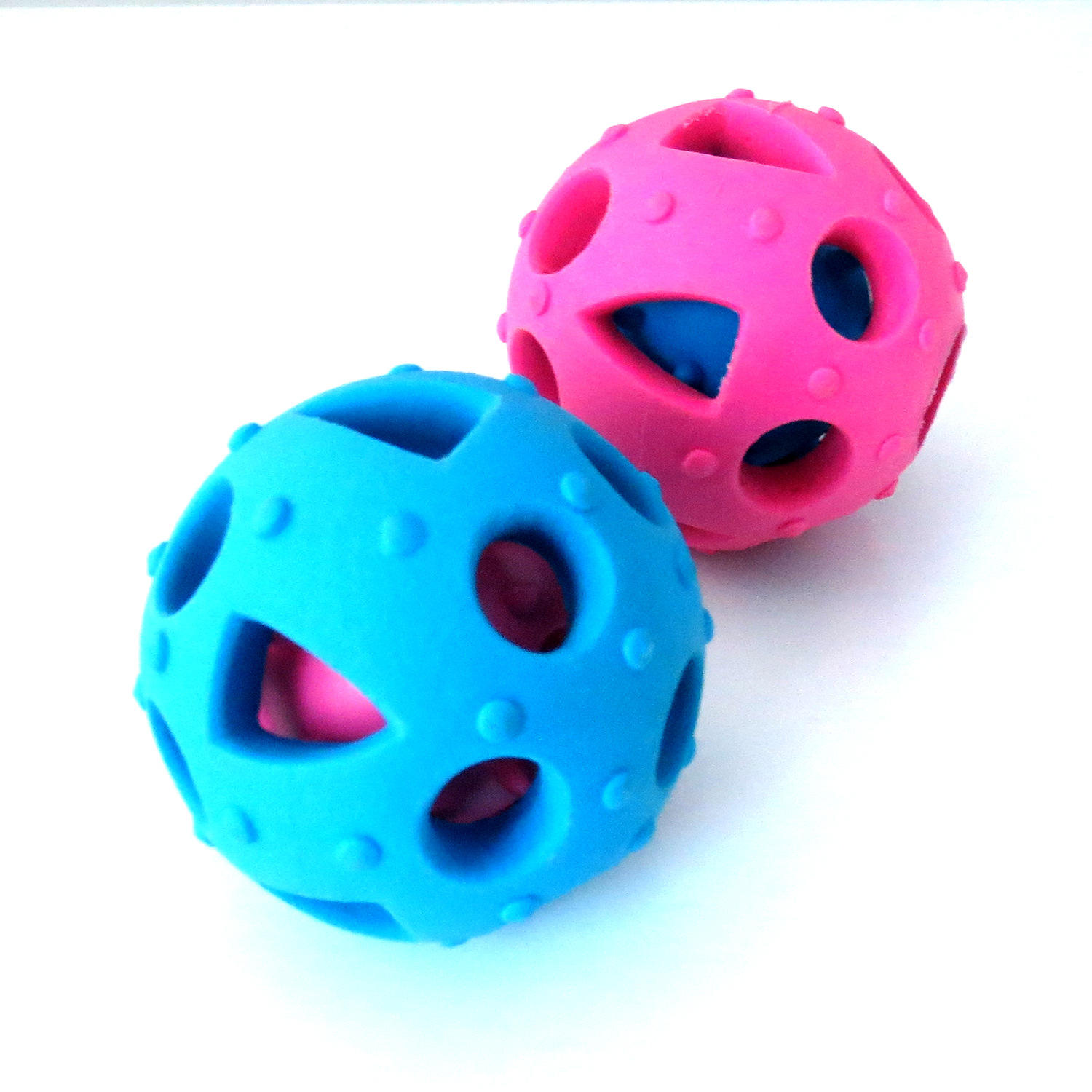 PTX122 TPR Durable Dogs Toy Ball Leakage Food Ball Teeth Cleaning Ball Dogs Chew Toy Pet Toys