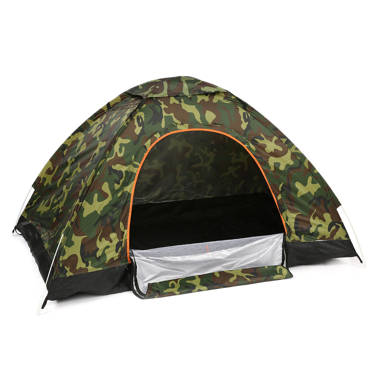 ポータブル両開き折りたたみテント2-3人防水完全自動テント屋外キャンプハイキング旅行テントサンシェード