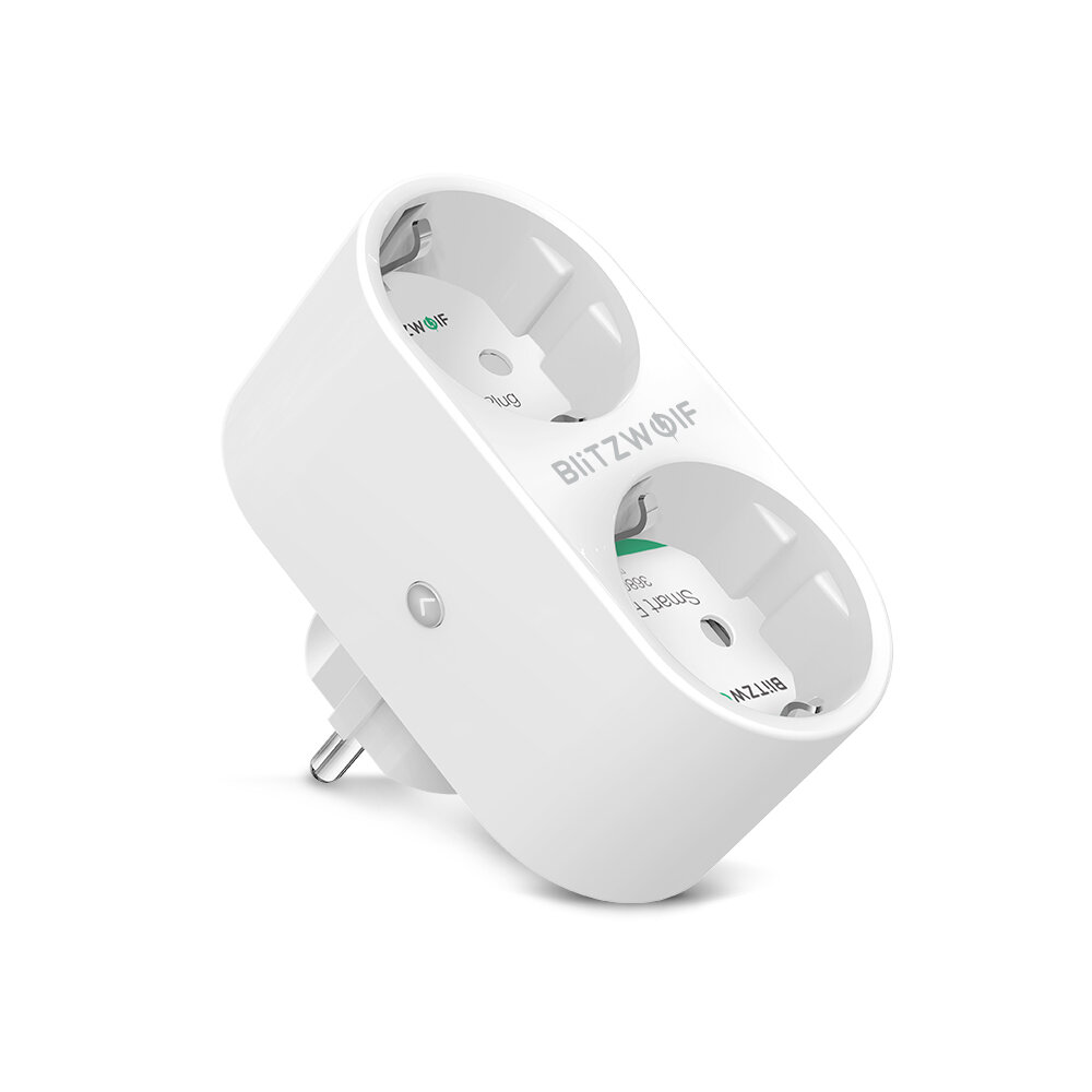 best price,blitzwolf,bw,shp7,16a,double,smart,wifi,socket,eu,coupon,price,discount