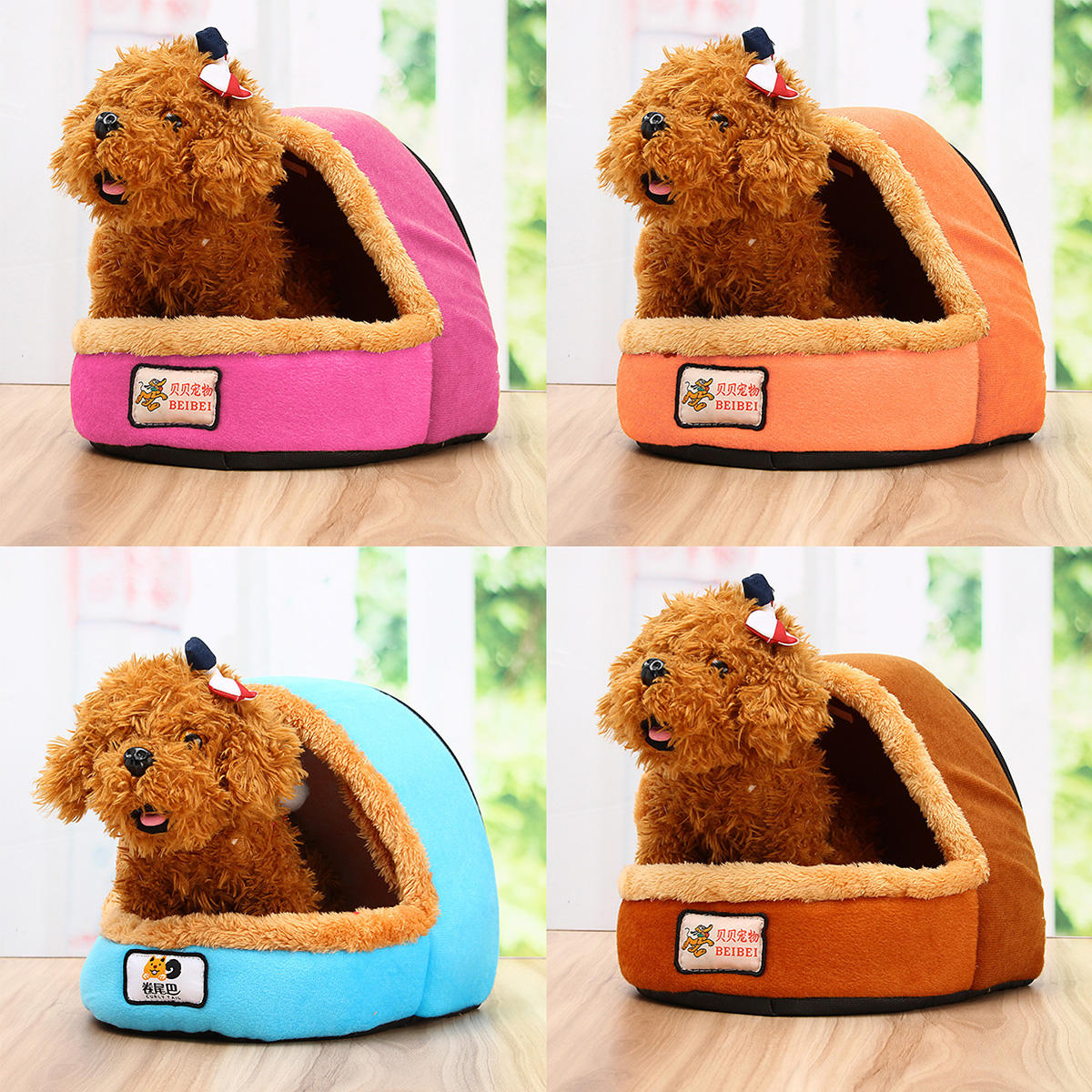 

Pet Bed Puppy Cushion House Soft Pad Warm Nest Kennel Dog Mat Blanket
