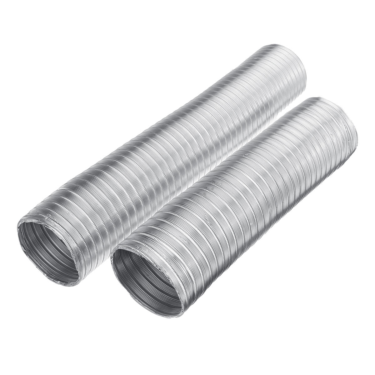100 mm diameter flexibele aluminium ventilatieslang luchtventilatie uitlaatstof 1 m / 1,5 m lang