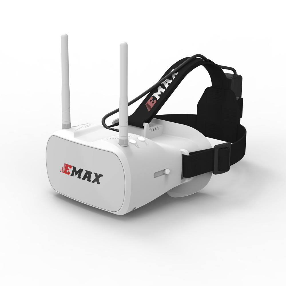 Emax Tinyhawk 5.8G 48CH diversiteit FPV-bril 4.3 inch 480 * 320 video-headset met dubbele antennes 4