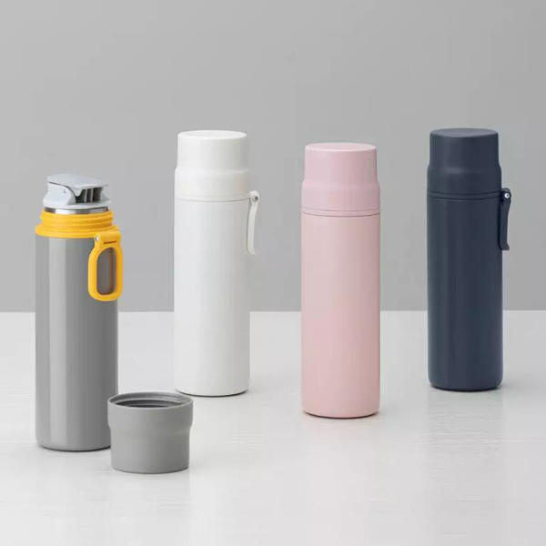  450ml Stainless Steel Thermose Vacuum Insulated Water Bottle Portable Travel Drinking Cup