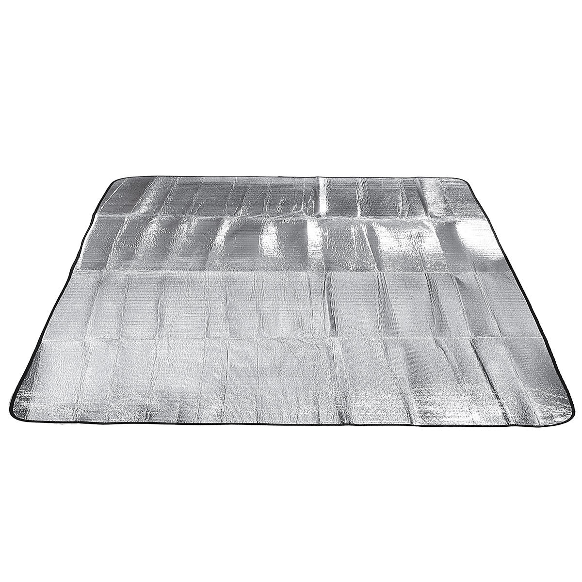 200x200CM Aluminium Foil Sleeping Pad Χαλί πικ-νικ για υπαίθρια κάμπινγκ