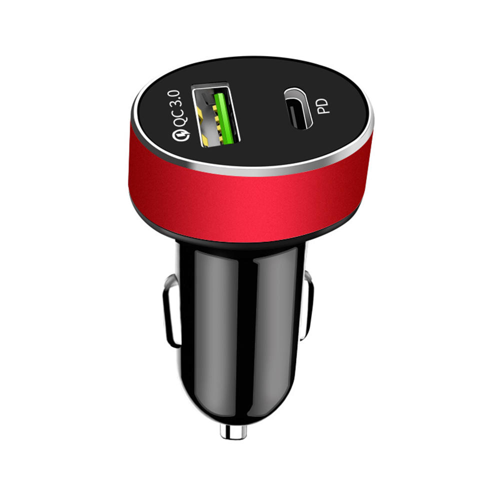 Bakeey 36W PD+QC3.0 Dual Port Quick Charging USB Car Charger Adapter For iPhone XS 11 Pro Huawei P30 Mate 30 Mi9 9Pro S1