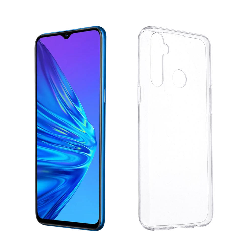 Bakeey Ultra Thin Transparent Clear Soft TPU beschermhoes voor OPPO Realme R5