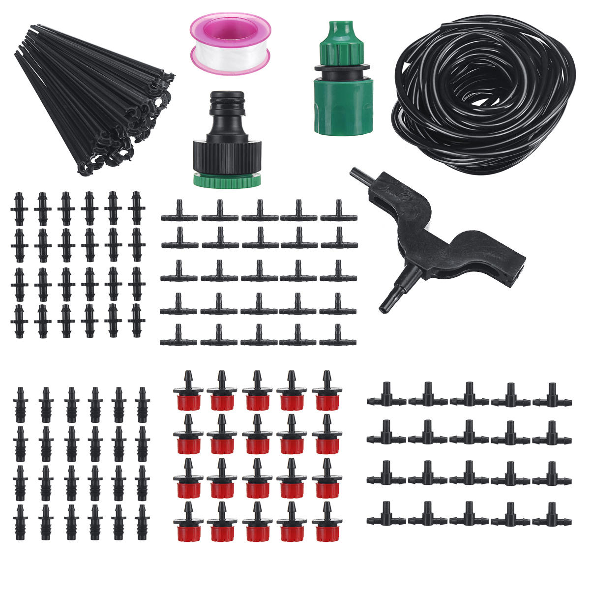 10/20/25M Auto Timer Water Drip Irrigation System Kits Self Watering for Garden Plant