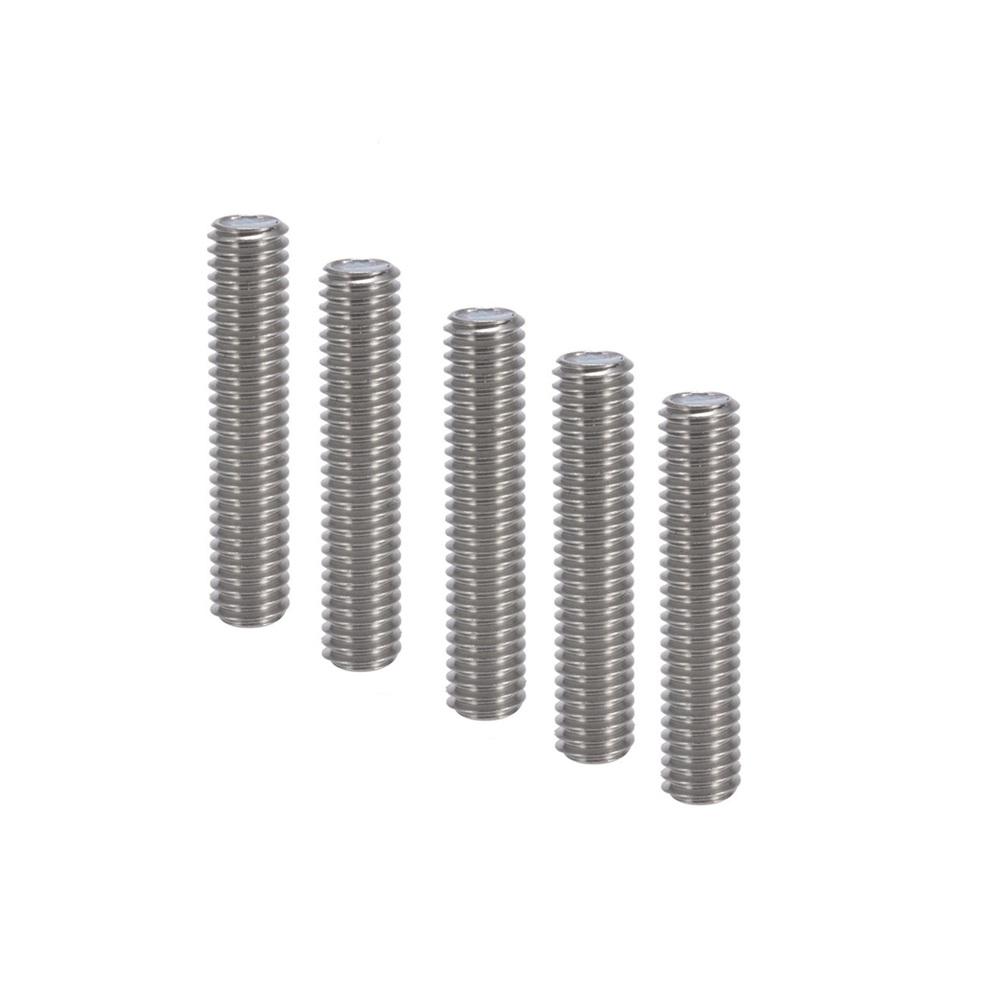 

10Pcs Anet® M6 * 40mm Stainless Steel Nozzle Extruder Throat with PTEF Tubes Pipes for 1.75mm Filament for 3D Printer