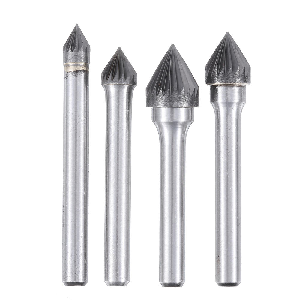 

6mm Shank J Series Tungsten Carbide Burr Rotary Cutter File Metal Carving Polishing Tools