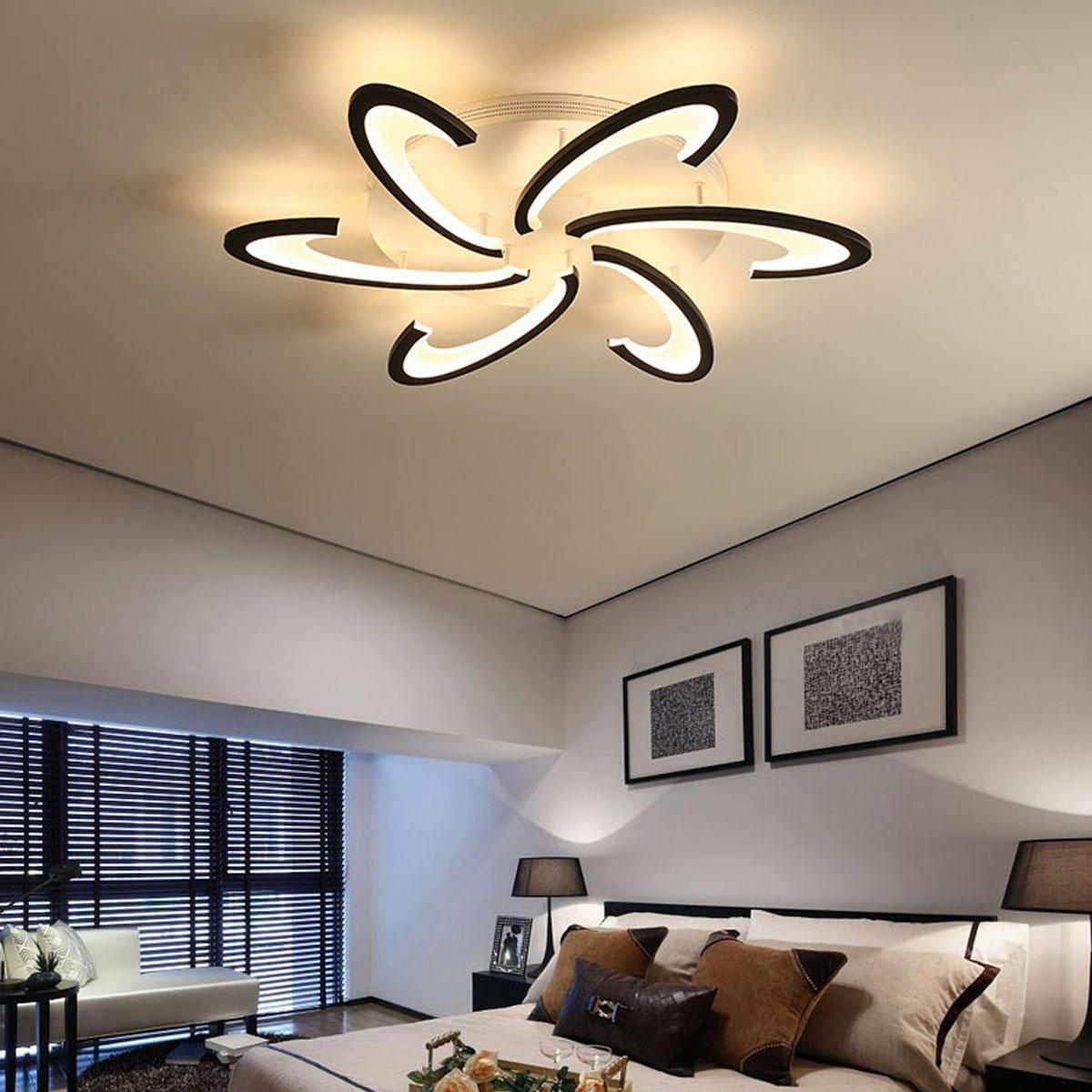 Modern LED Ceiling Light For Living Dining Room Bedroom Lustres Led ...