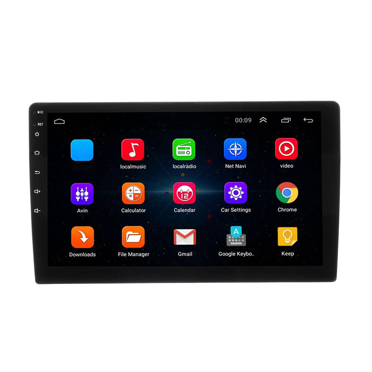 10.1 Inch Car Stereo Radio Multimedia Player Touch Screen GPS Wifi bluetooth FM AM DSP for Android 8.1 1 Din 4 Core 1+16G