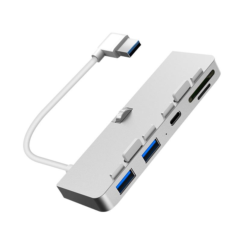 

Rocketek HC413 Aluminum USB 3.0 Hub Type-C Hub TF/SD Card Reader USB Adapter for IMAC Phone Camera Printer U Disk