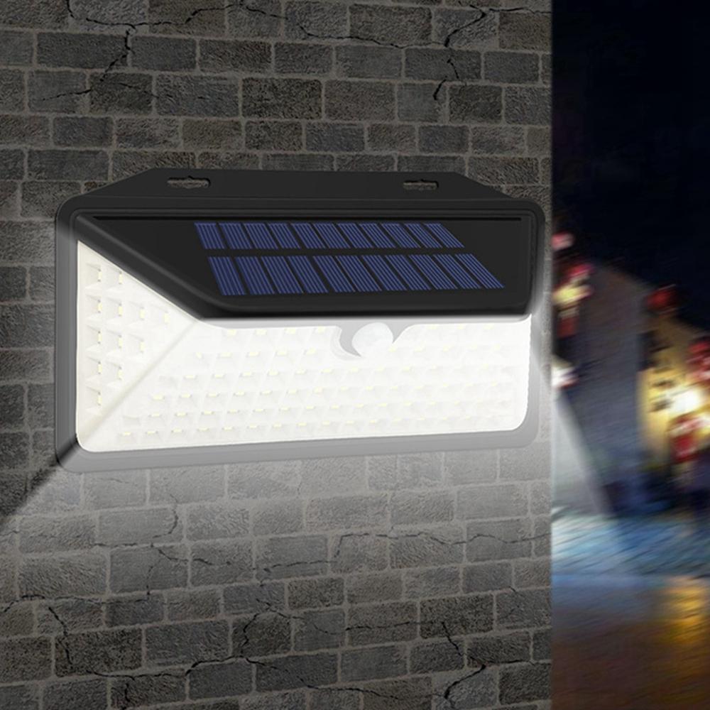 Zonne-energie 102 LED-lichtgestuurd PIR Bewegingssensorlicht Outdoor groothoek waterdichte wandlamp