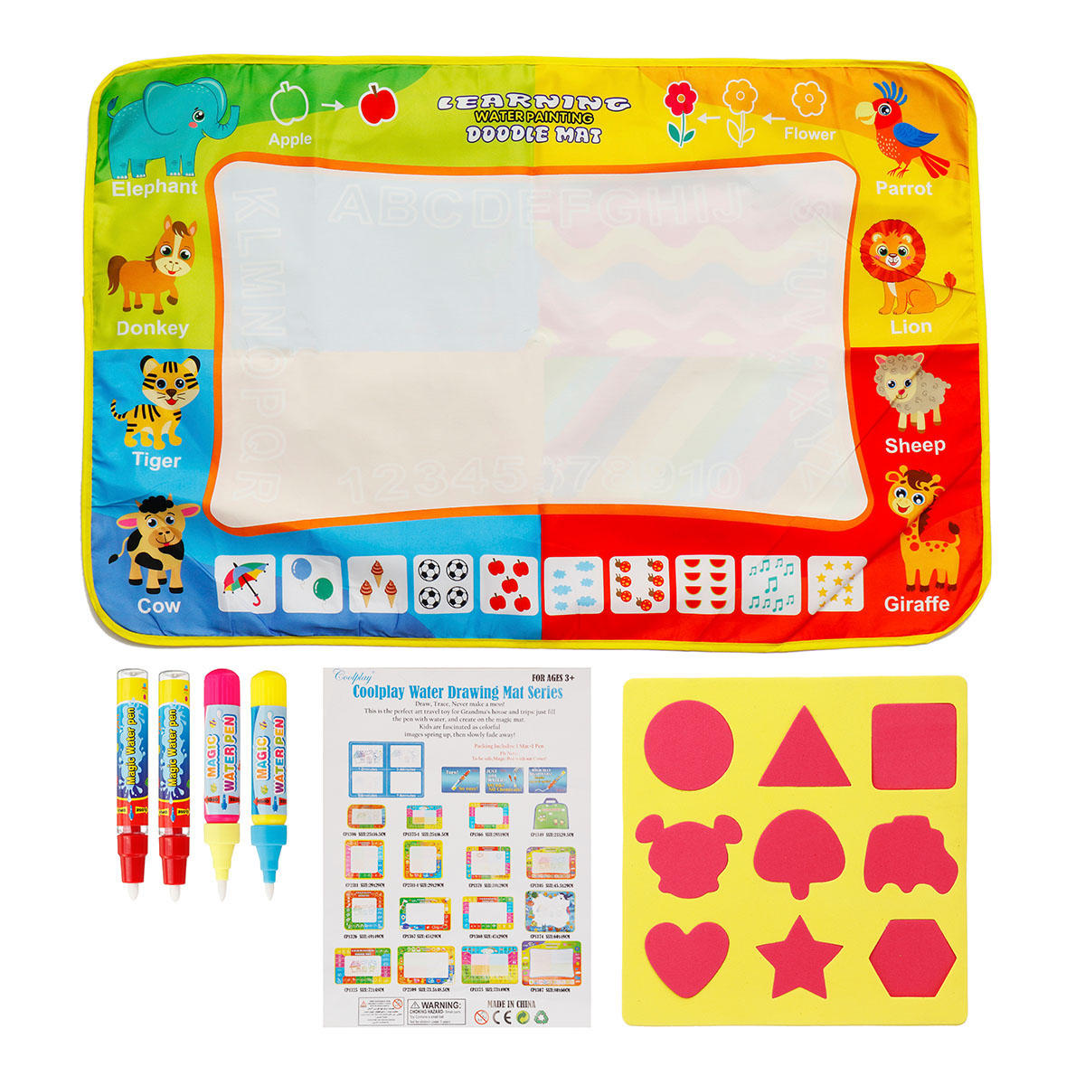 

2379 DIY Kids Children Magic Water Drawing Painting Pad Board Kit Doodle Mat Set Kids Toys