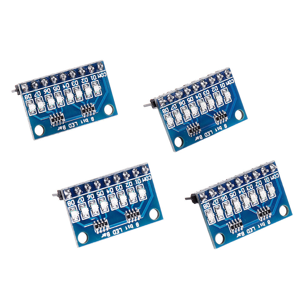 3.3V 5V 8 Bit Blauw / Rood Gemeenschappelijke Anode / Kathode LED Indicator Display Module DIY Kit