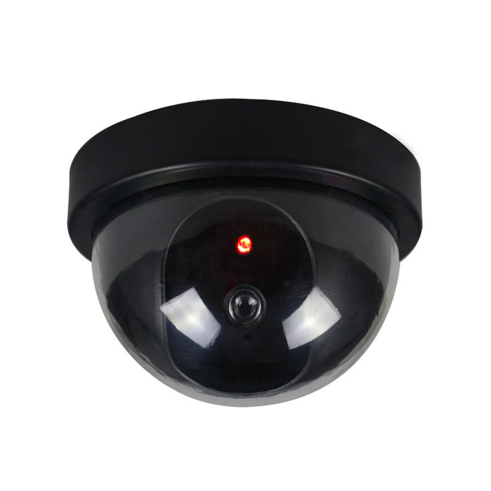Imagen de Cámara de seguridad simulada Bakeey con iluminación LED IR inalámbrica para el hogar, vigilancia de video interior y ext