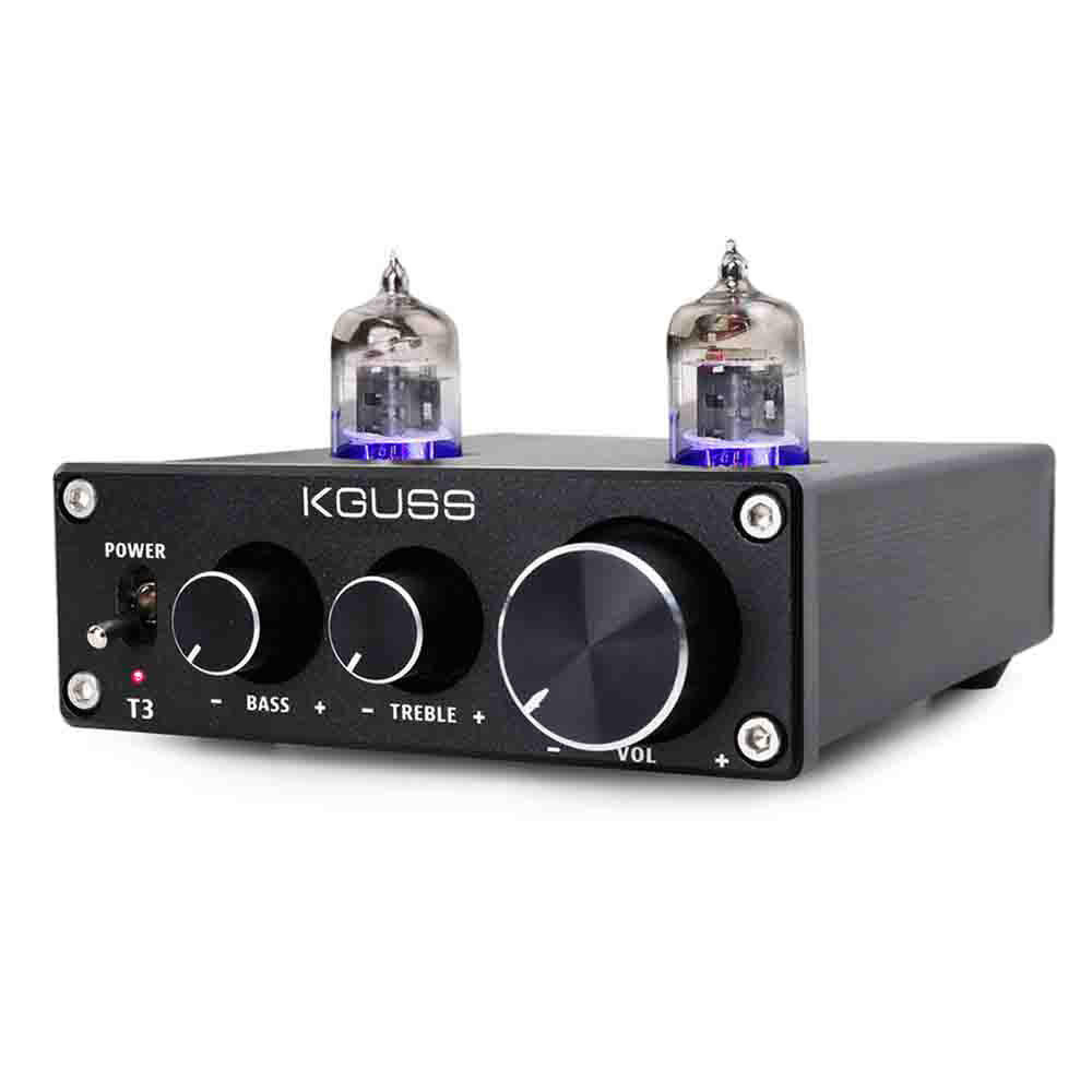 

KGUSS T3 6J1 Treble Bass Adjustment Preamp Tube Vacuum Amplifier Preamplifier