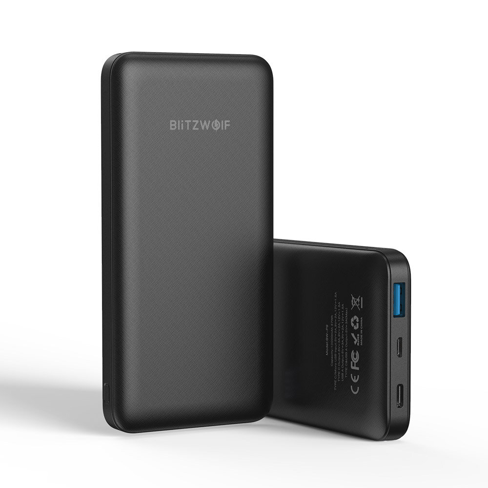 BlitzWolf® BW-P9 10000mAh 18W QC3.0 PD3.0 Fast Charging Power Bank External Battery...