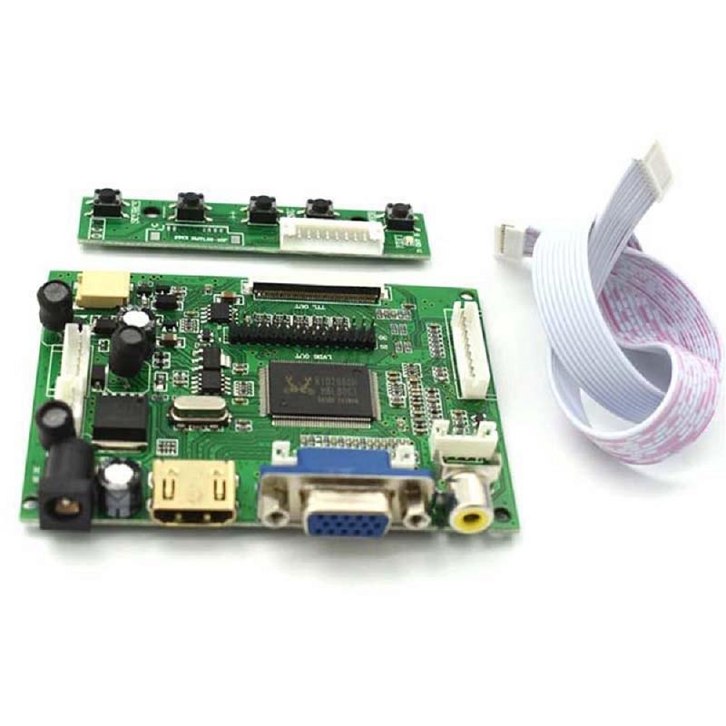 

HDMI VGA 2AV LVDS ACC TTL LCD Display Controller 50pins Board Kit 800x480 resolution for Raspberry Pi