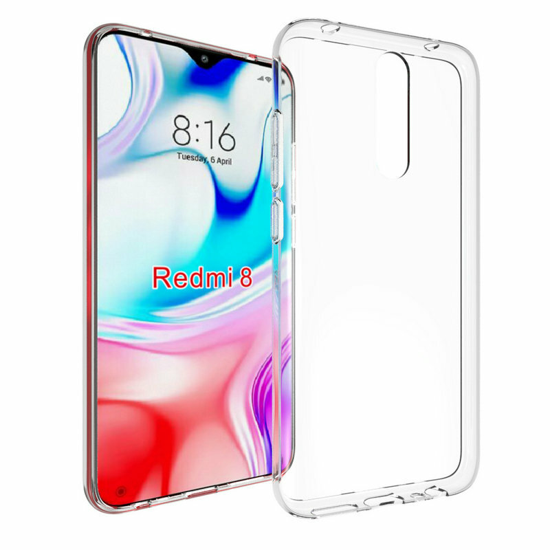 Voor Xiaomi Redmi 8 Case Bakeey Kristalhelder Transparant Ultradun Soft TPU Beschermhoes Niet-origin