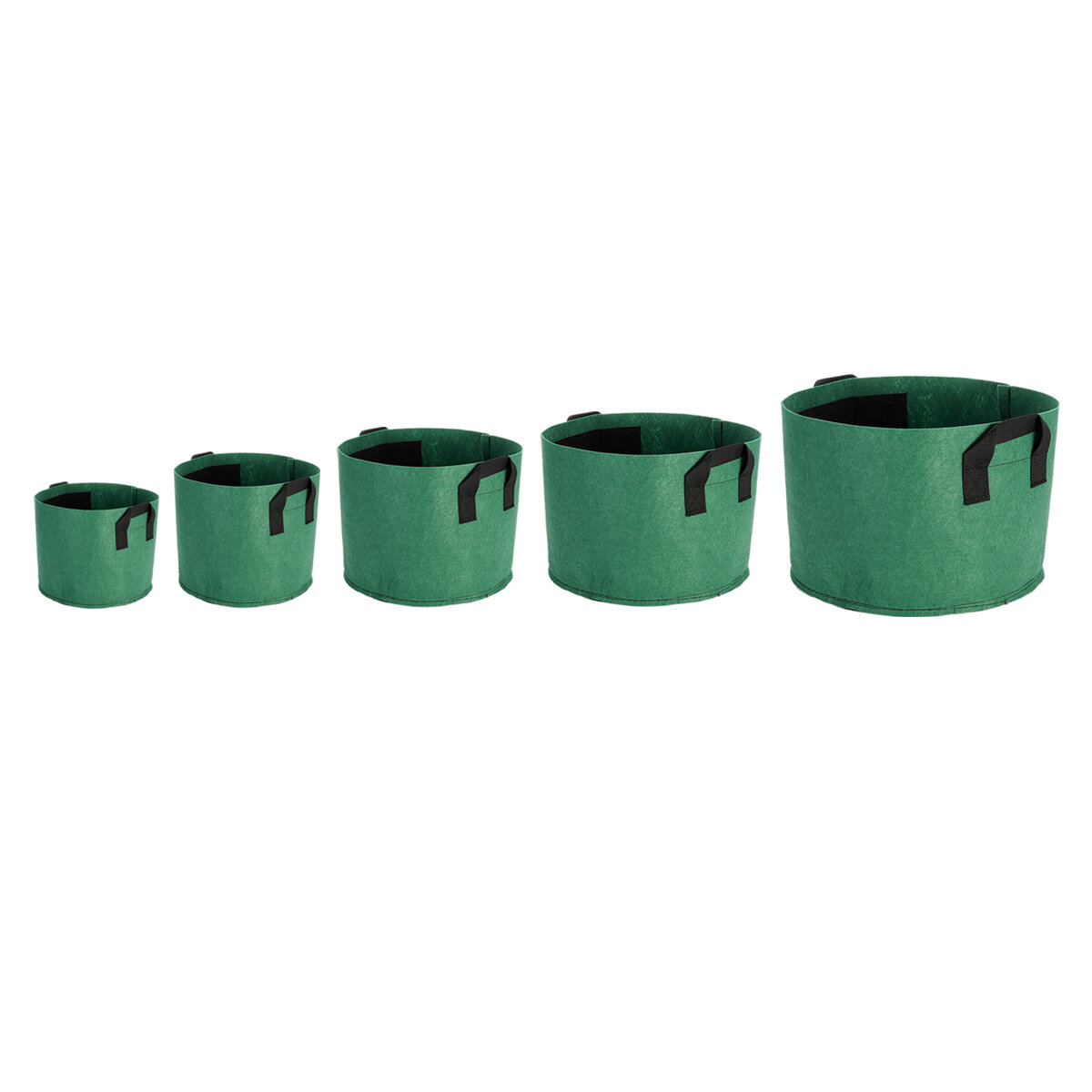 1/2/3/5/7/10Gallon Felt Non-Woven Pots Plant Grow Bag Planting Pouch Container Nursery Seedling Plan