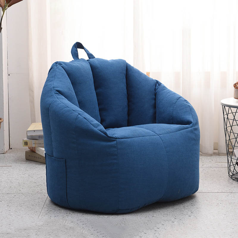 Cotton Bean Bag Cover Lazy Sofa Removable Traudio-videoel Kit for Indoor