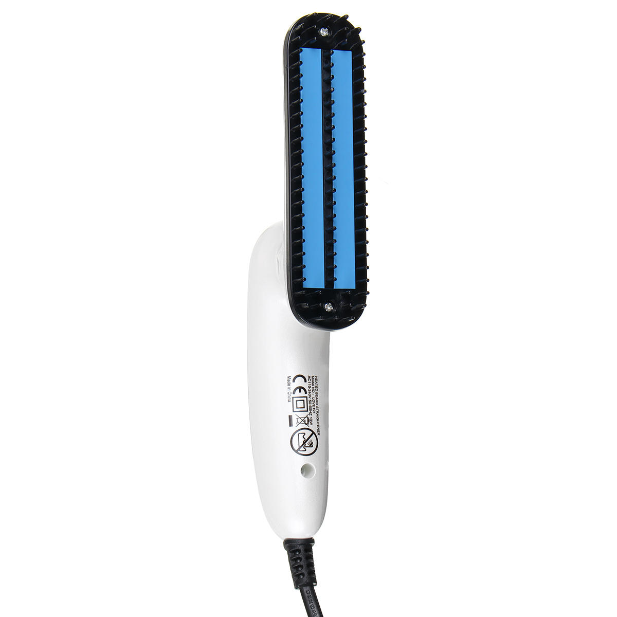 Portable Electric Hair Straightener Comb Beard Brush Massage