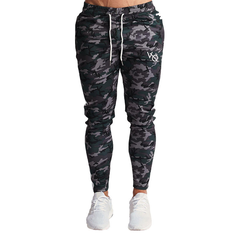 Pantalons de sport décontractés pour hommes avec imprimé camouflage pour la chasse, la course à pied et le fitness.