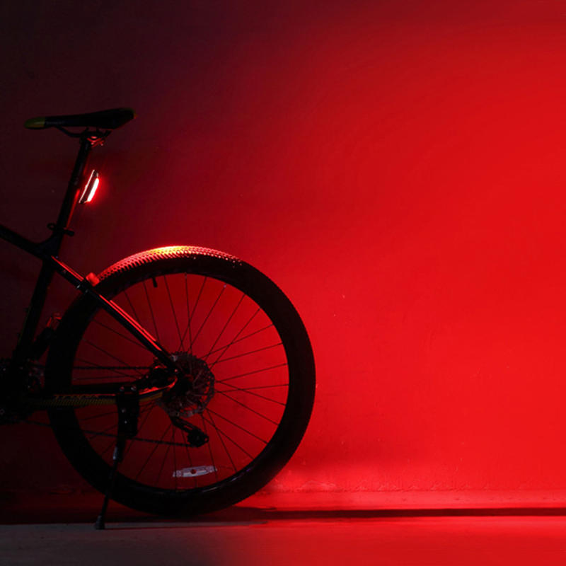 

ROCKBROS 500mAh Красный Светодиодный USB аккумуляторная велосипедная задняя фара Водонепроницаемы MTB LED Предупреждение