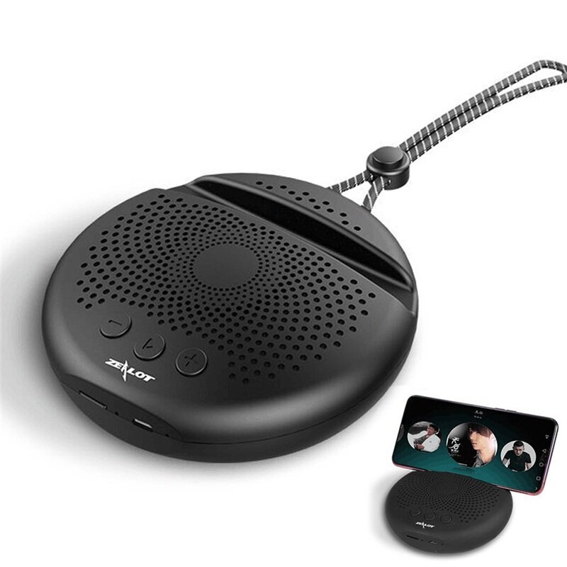 ZEALOT S24 Mini draadloze Bluetooth 5.0-luidspreker HiFi zware bas TF-kaart Handsfree subwoofer met 