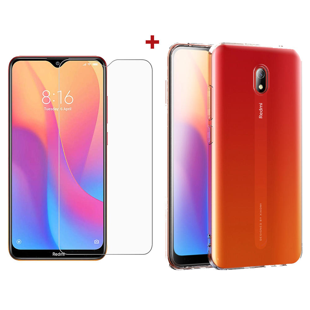 

Bakeey HD Clear Anti-explosion Tempered Glass Screen Protector + Transparent TPU Protective Case For Xiaomi Redmi 8A Non