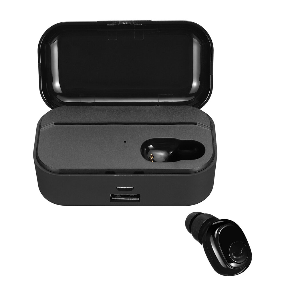 TWS G6S bluetooth 5.0 draadloze enkele oortelefoon CVC ruisonderdrukkende stereo HIFI sporthoofdtele