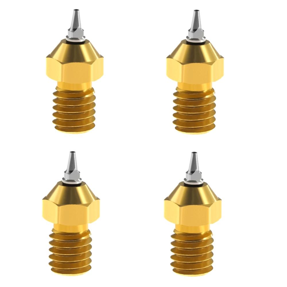 

TWO TREES® M6 Thread Brass Nozzle Adapter Set 0.2/0.3/0.4/0.5mm Tip 1.75mm filament for 3D Printer