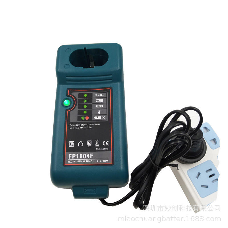 7.2-18V DC1804 Intelligent Battery Charger For Makita DC18RD Li-ion Fast Rapid Charging