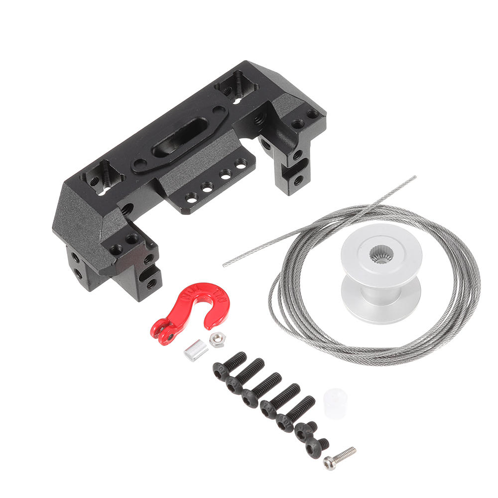 1/10 RC Crawler Multifunctional Servo Front Winch Bracket For SCX10 RC Car Parts