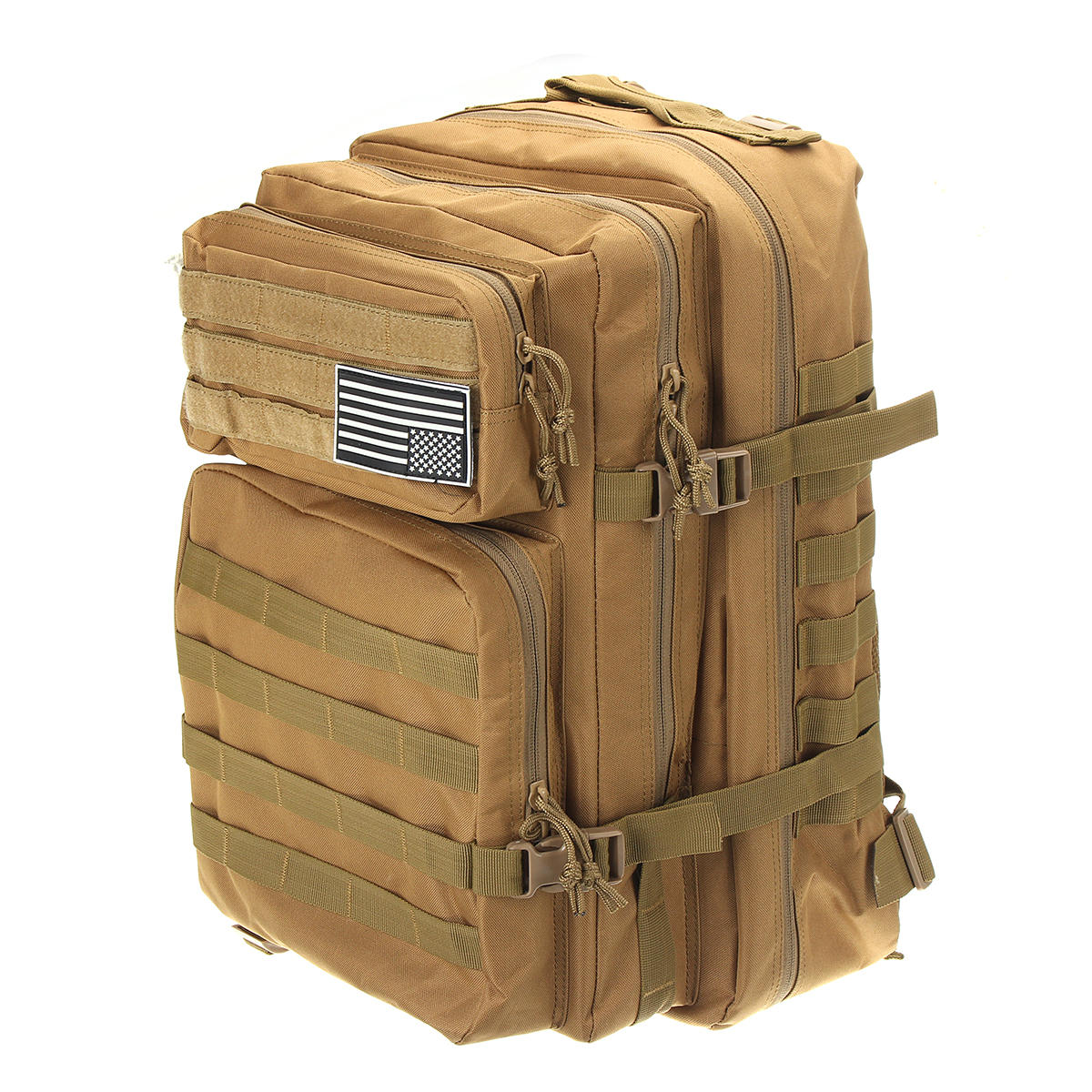 

45L Large На открытом воздухе Военный Тактический рюкзак Кемпинг Рюкзак для путешествий Пешие прогулки Сумка