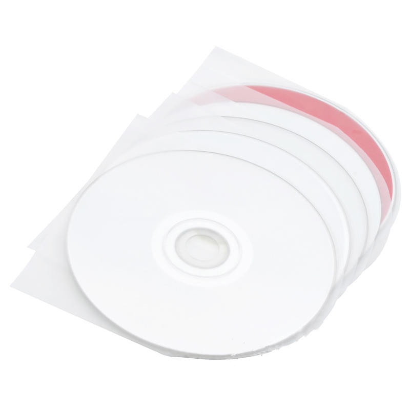 

50Pcs 5 inch disc CD DVD Inner Bag Protection Dustproof Anti-static CD/DVD disc bag Double-sided 8 wire Bag