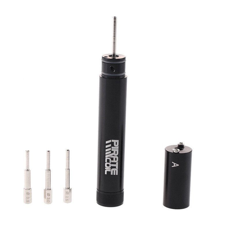 4 in 1 Coiling Kit 2.0mm/2.5mm/3.0mm/3.5mm Atomizer Coil Jig Coiler Heating Wire Wick Tool for DIY RDA RBA Winding Tools