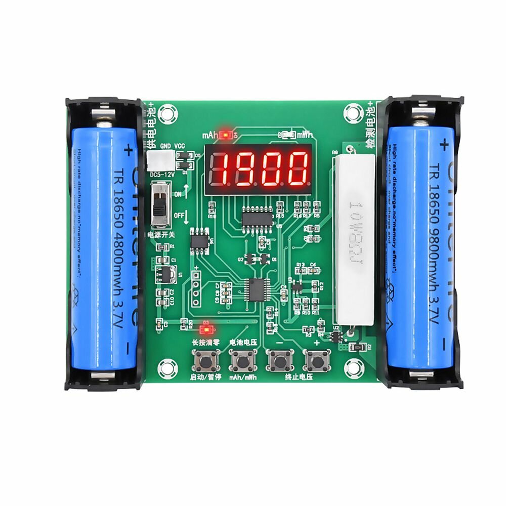 

XH-M240 Battery Capacity Tester mAh mWh for 18650 Lithium Battery Digital Measurement Lithium Battery Power Detect Teste