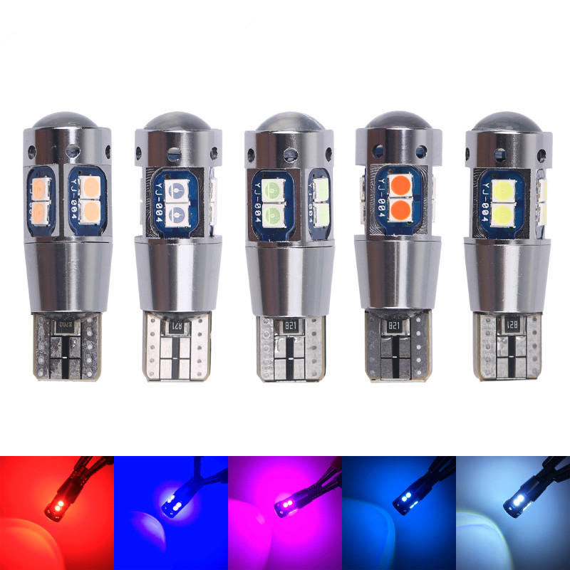 T10 W5W 194 Super Bright 6W LED Car Side Marker Lights Auto Wedge Tail Brake Bulb Dome Lamp